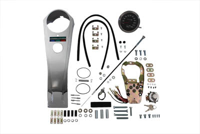 Long Rider Style Dash Kit with 2240:1 Speedometer