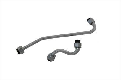 Chrome Oil Filter Line Set