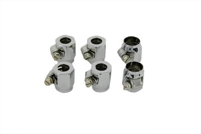 Hex Chrome Econo Seal Hose End