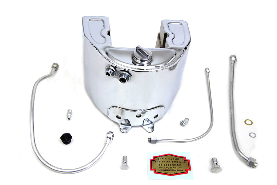 Chrome 1937 Style Oil Tank Kit