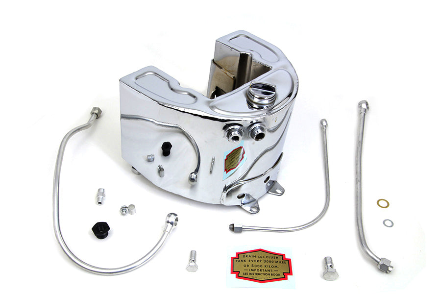 Chrome 1937 Style Oil Tank Kit