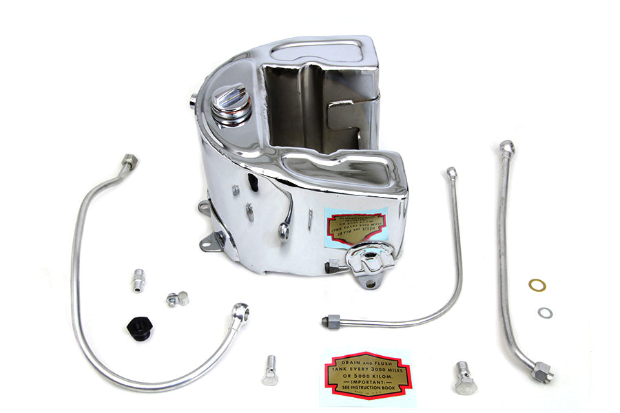 Chrome 1937 Style Oil Tank Kit