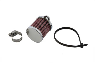 Chrome Crankcase Breather