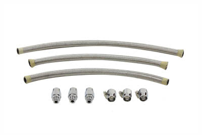 Custom Stainless Steel Oil Line Kit