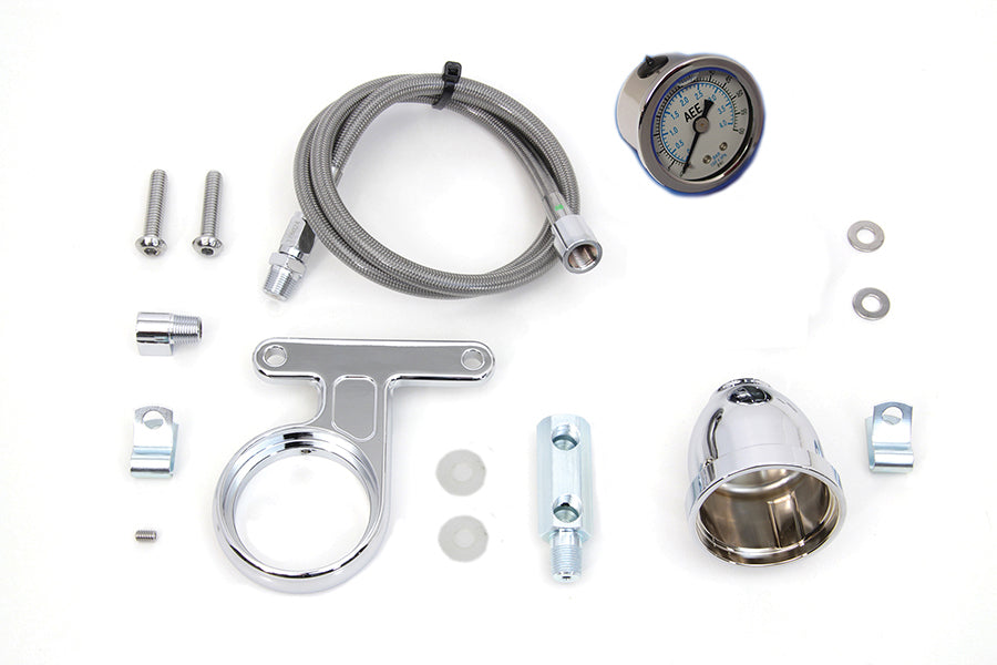 Rocker Box Oil Pressure Gauge Kit