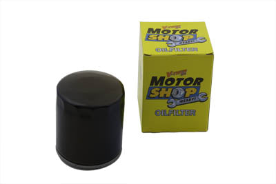 Black Stock Spin On Oil Filter