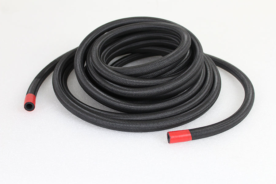 Braided Oil Hose Black