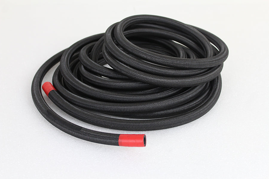 Braided Oil Hose Black