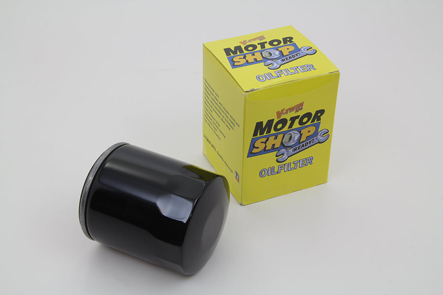 Black Medium Spin On Oil Filter