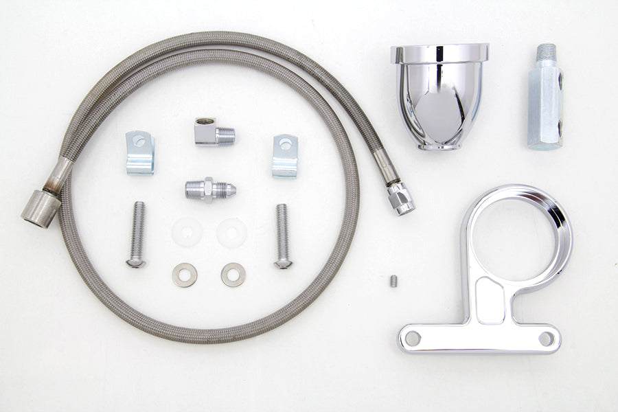 Rocker Box Oil Pressure Gauge Cup Kit