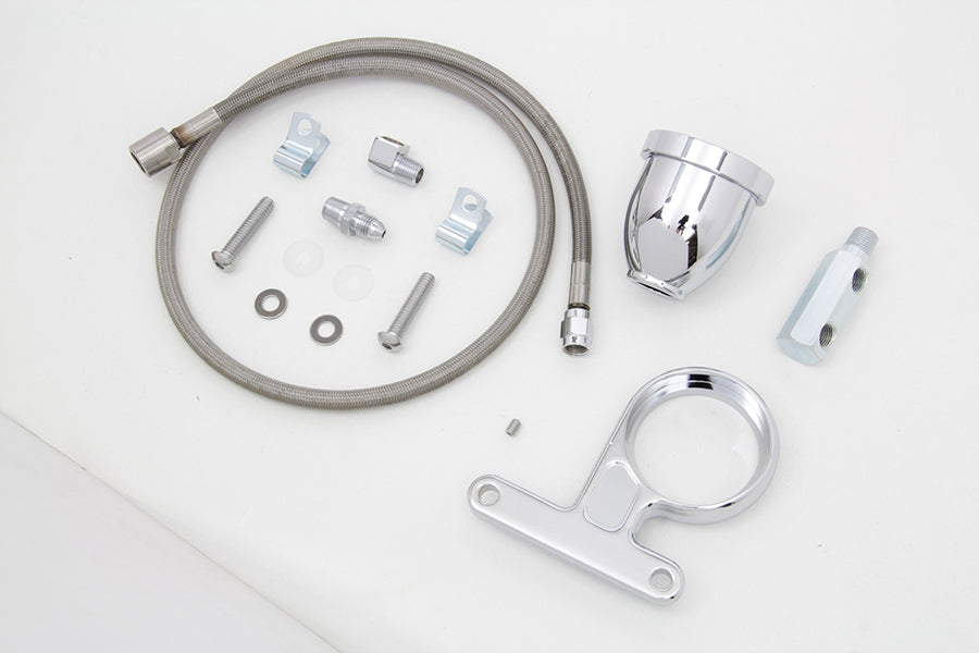Rocker Box Oil Pressure Gauge Cup Kit