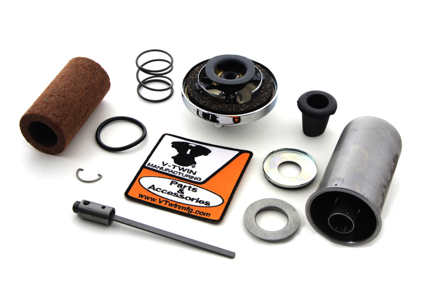 Chrome Oil Tank Cap Kit