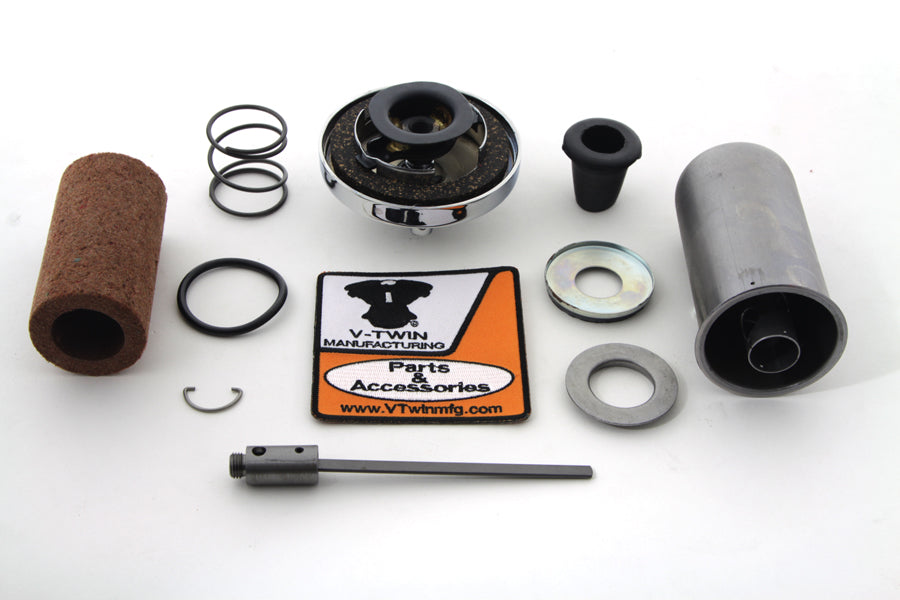 Chrome Oil Tank Cap Kit