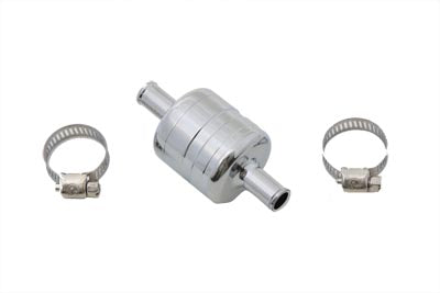 Crankcase Breather Vent Canister Chrome