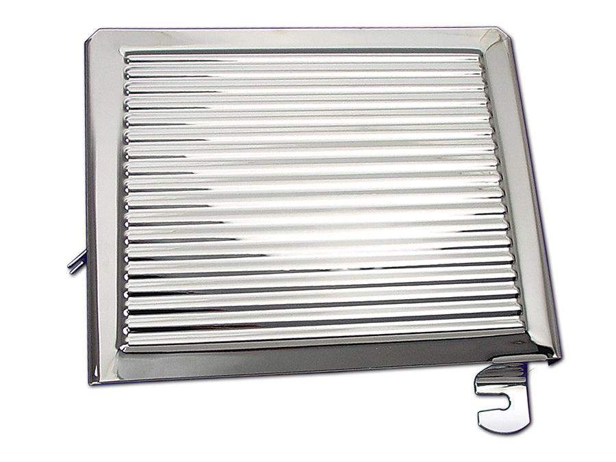 Chrome Ribbed Battery Side Cover