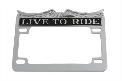 License Plate Frame Chrome