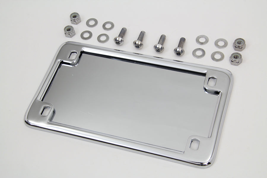 License Plate Frame Kit Chrome
