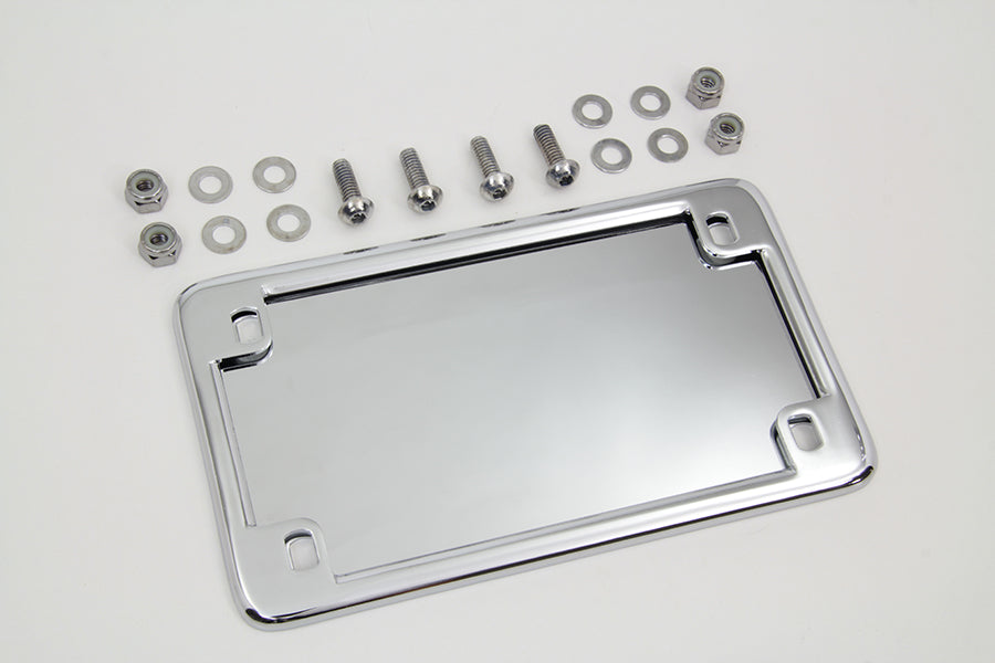 License Plate Frame Kit Chrome