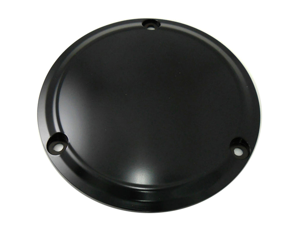 Black 3-Hole Smooth Derby Cover
