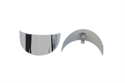 Chrome Turn Signal Visor