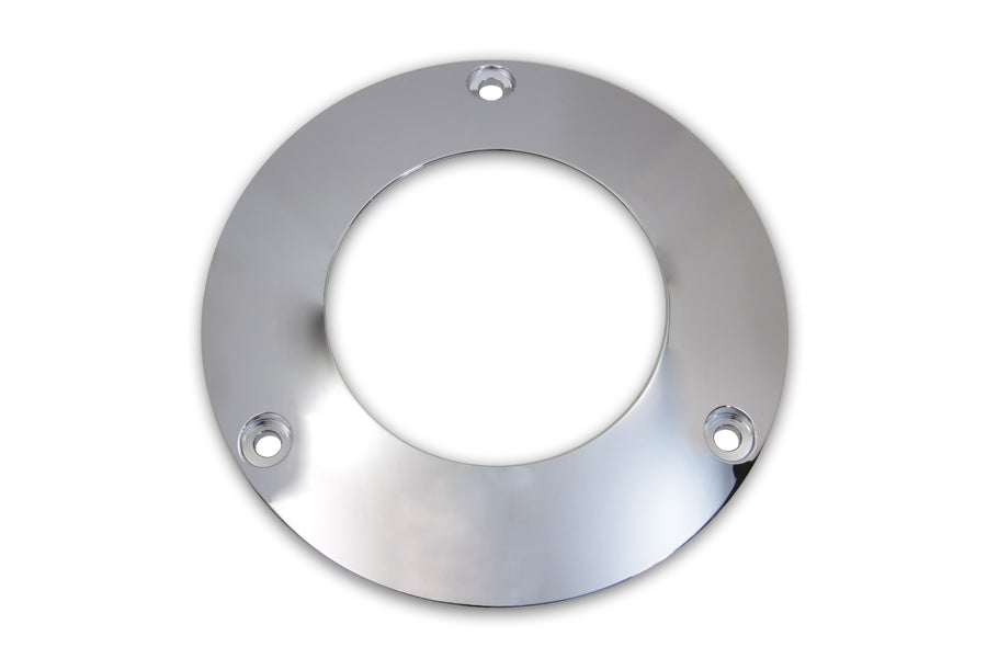 Chrome 3-Hole C-Thru Derby Cover