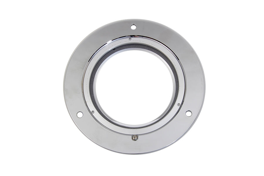 Chrome 3-Hole C-Thru Derby Cover