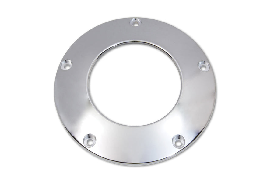 Chrome 5-Hole C-Thru Derby Cover