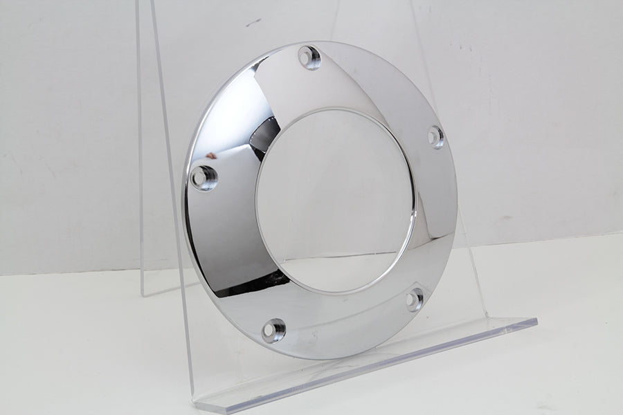 Chrome 5-Hole C-Thru Derby Cover