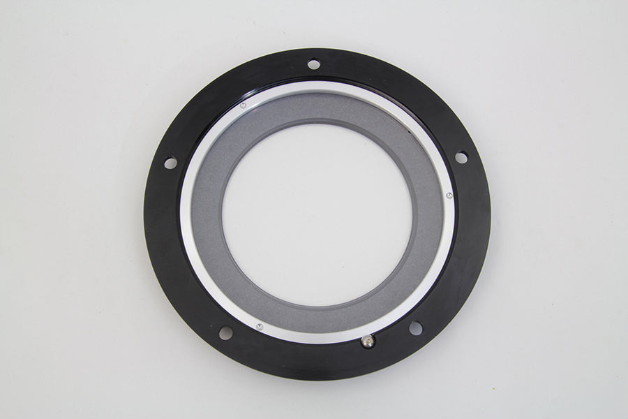 Black 5-Hole C-Thru Derby Cover