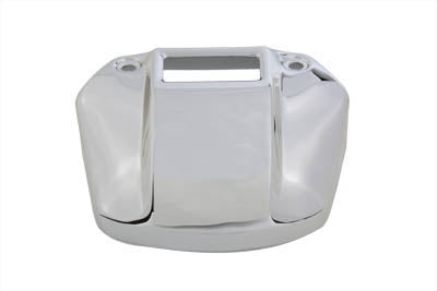 Chrome Headlamp Visor Cover with Cutout