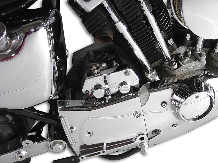 Starter Cover Chrome 1-Piece