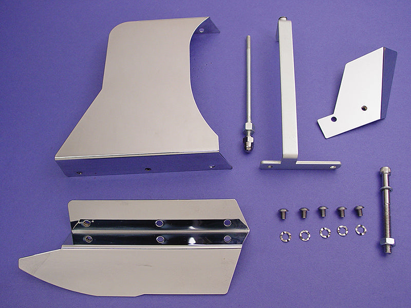 Starter Cover Chrome 3-Piece