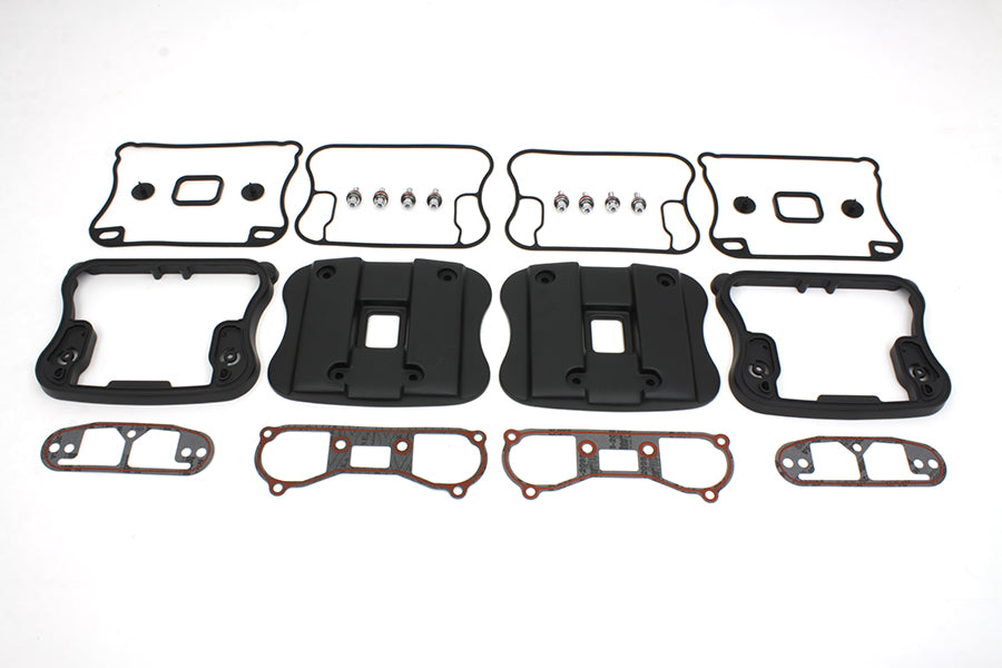 Top Rocker Box Cover and D-Ring Kit Black