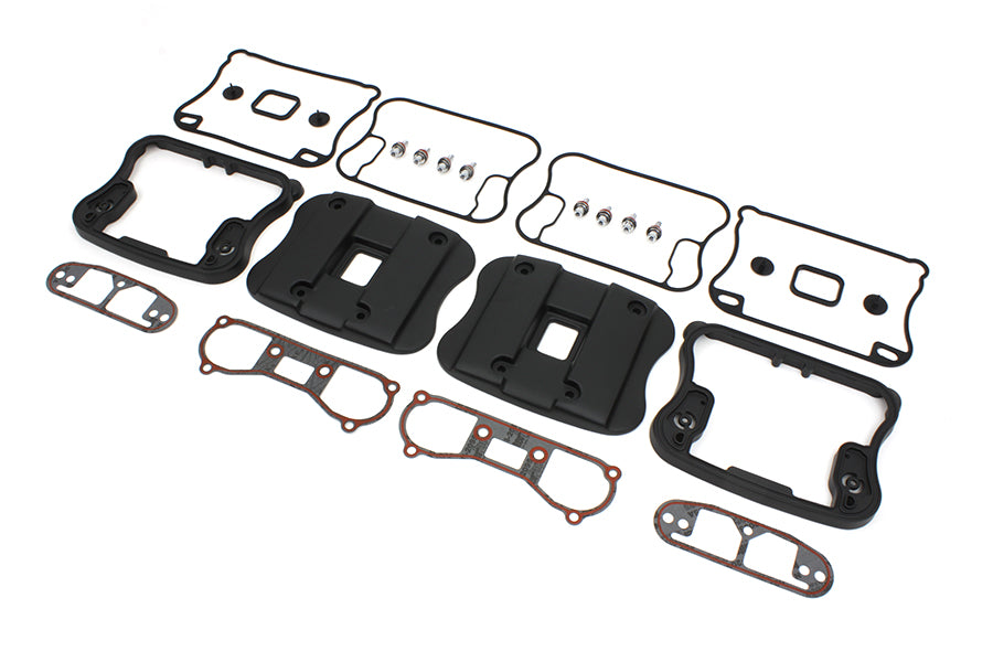 Top Rocker Box Cover and D-Ring Kit Black