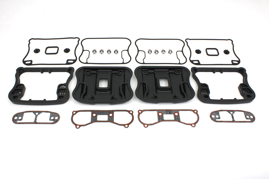 Top Rocker Box Cover and D-Ring Kit Black