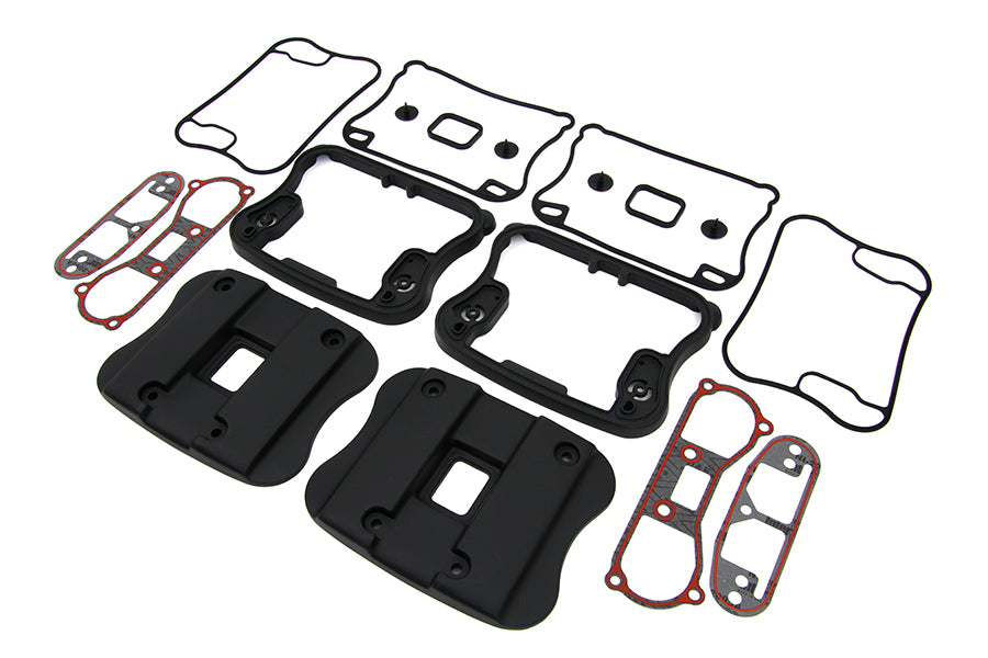 Top Rocker Box Cover and D-Ring Kit Black