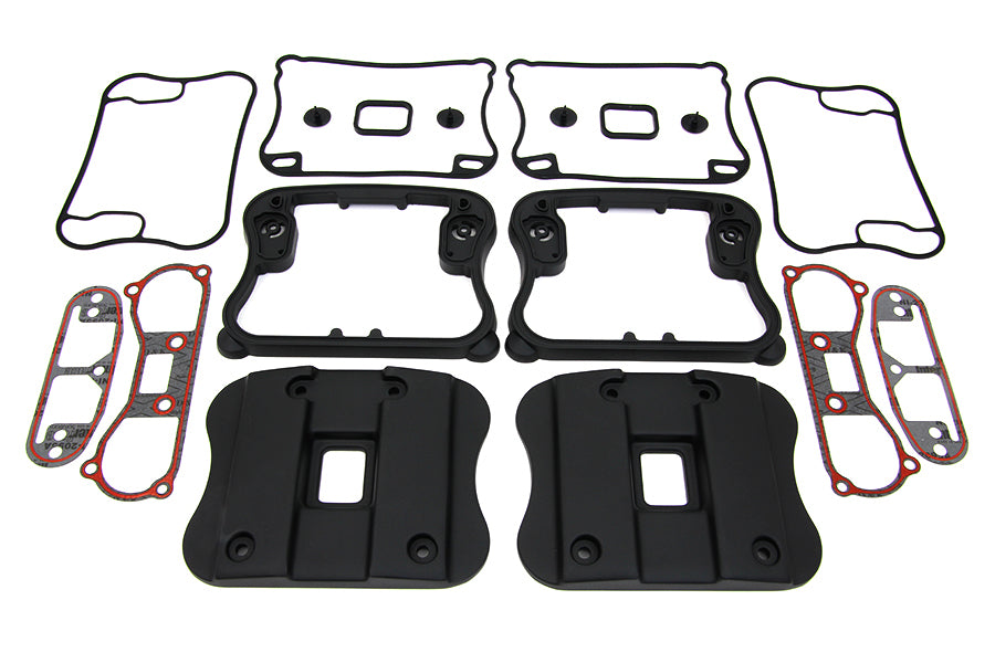 Top Rocker Box Cover and D-Ring Kit Black