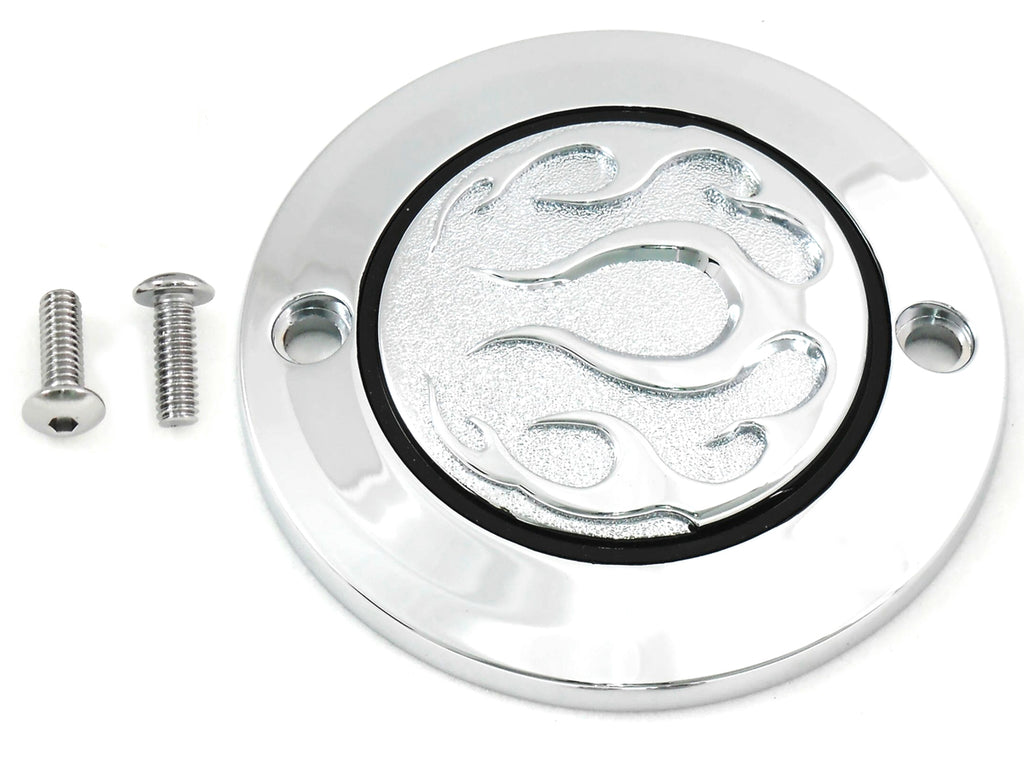 Chrome 2-Hole Flame Point Cover