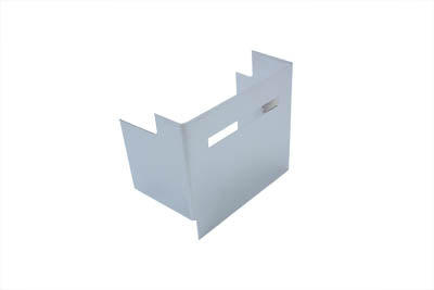 Chrome Battery Side Cover with Single Slot View Hole