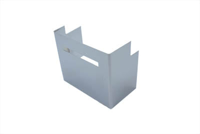 Chrome Battery Side Cover with Single Slot View Hole