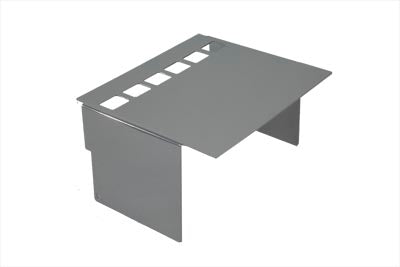 Chrome Battery Side Cover with Square View Holes