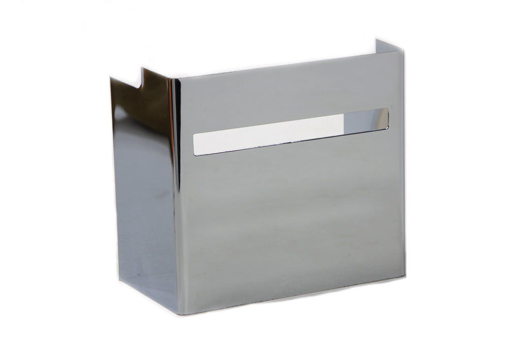 Chrome Battery Side Cover with Single Slot View Hole