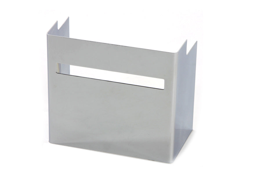 Chrome Battery Side Cover with Single Slot View Hole