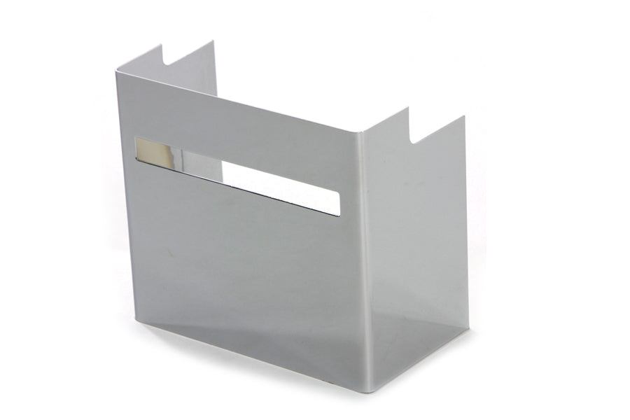 Chrome Battery Side Cover with Single Slot View Hole