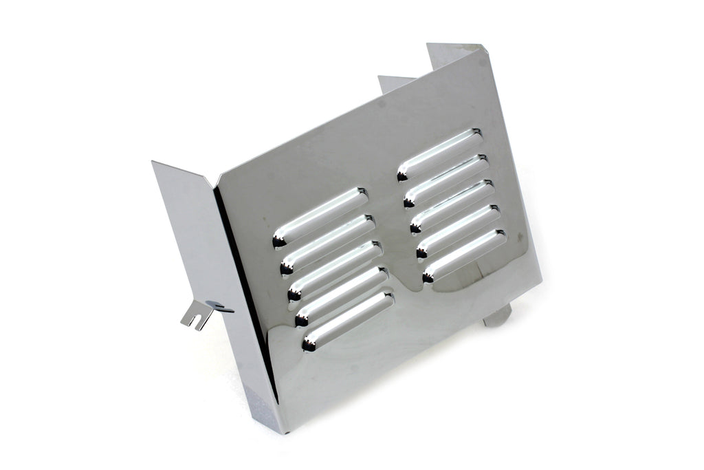 Chrome Louvered Battery Side Cover