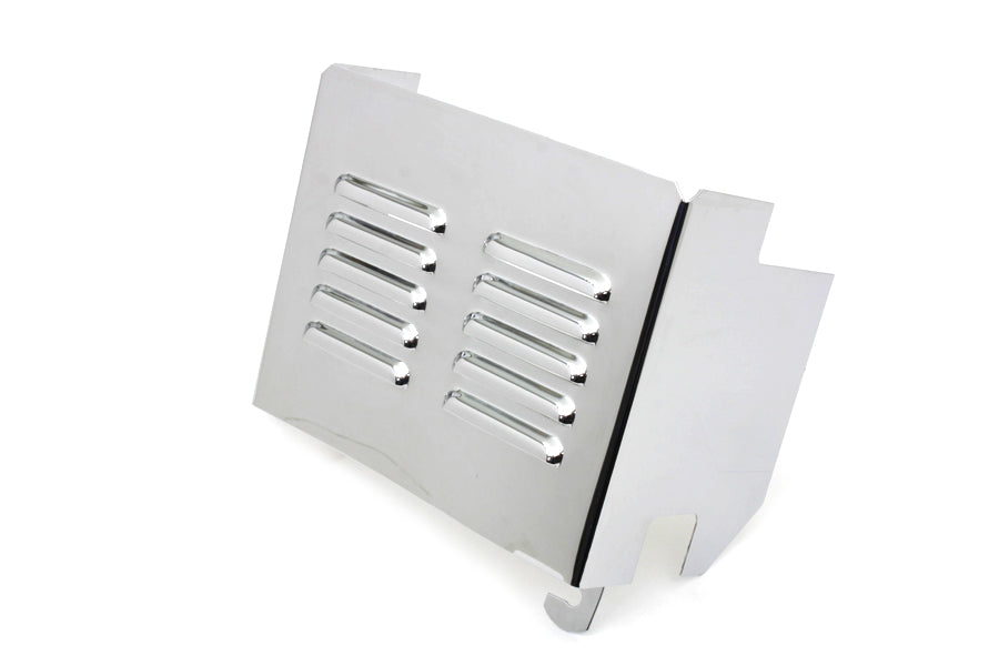 Chrome Louvered Battery Side Cover