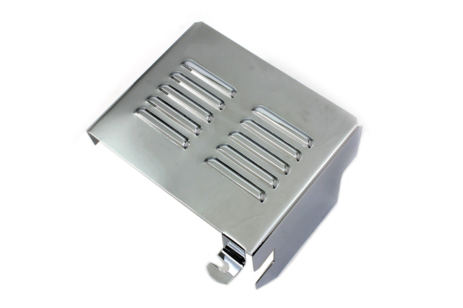 Chrome Louvered Battery Side Cover