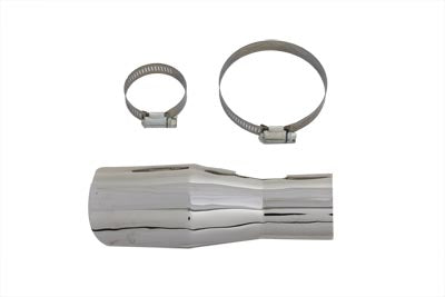 Chrome Pipe Junction Shield Front