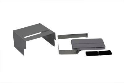 Chrome Slotted Battery Cover Kit