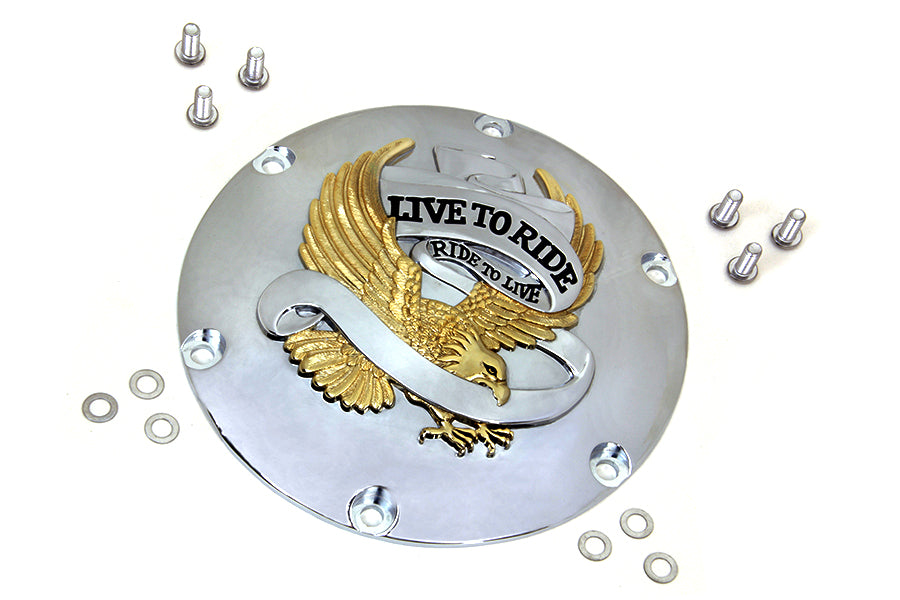 Eagle Spirit Derby Cover Gold Inlay